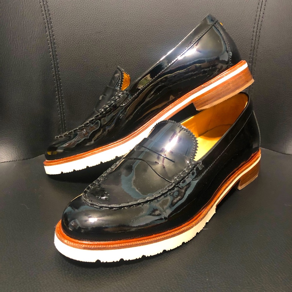 Samuel Hubbard Black Tailored Travellers Shoes